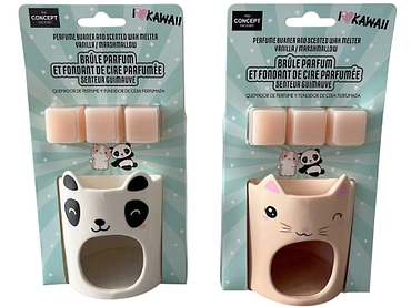 Bruciatore di profumo con cera parufmica THE CONCEPT FACTORY KAWAII dolce vaniglia Bruciatore di profumo con cera parufmica THE CONCEPT FACTORY KAWAII dolce vaniglia