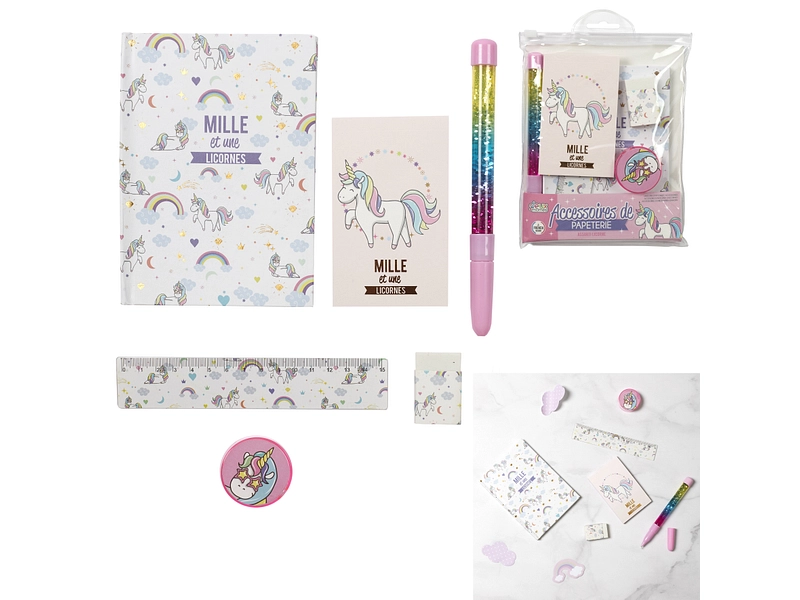 Set di cartoleria JEUX 2 MOMES KAWAII Set di cartoleria JEUX 2 MOMES KAWAII