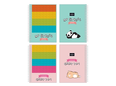 Quaderno antistress THE CONCEPT FACTORY KAWAII Quaderno antistress THE CONCEPT FACTORY KAWAII