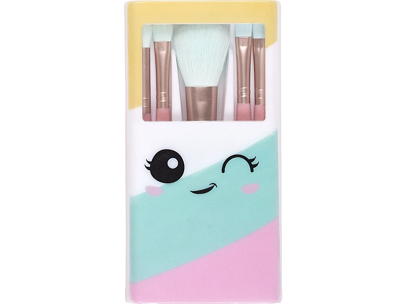Set di pennelli per il trucco KAWAII blu