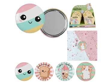 Specchio tascabile KAWAII multicolore Specchio tascabile KAWAII multicolore