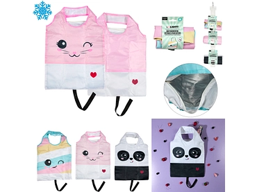 Borsa per la spesa KAWAII multicolore Borsa per la spesa KAWAII multicolore