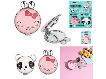 Specchio tascabile KAWAII nero Specchio tascabile KAWAII nero