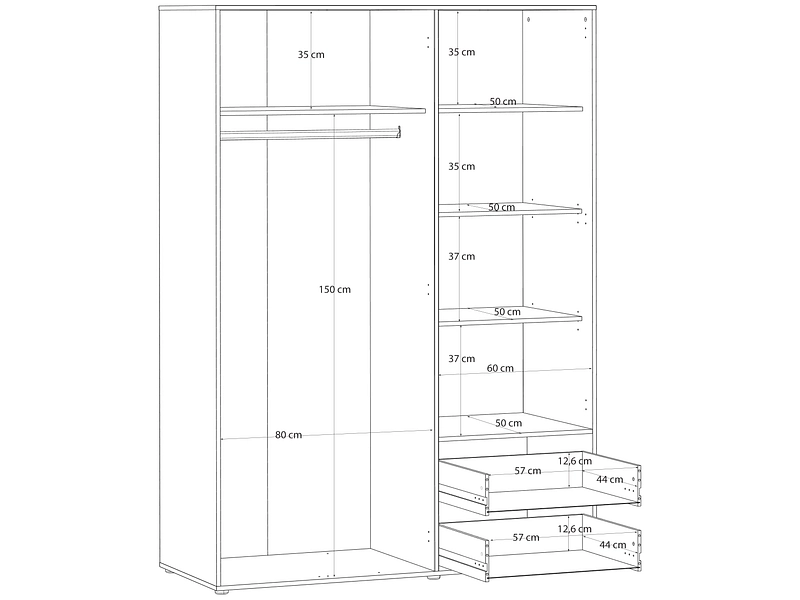 Schrank AARAU artisan eiche