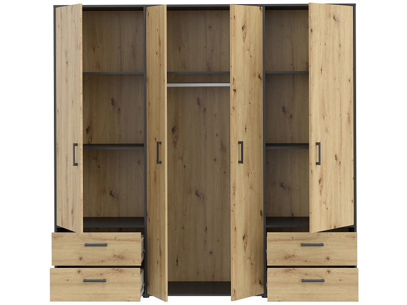 Armoire AARAU chêne artisan