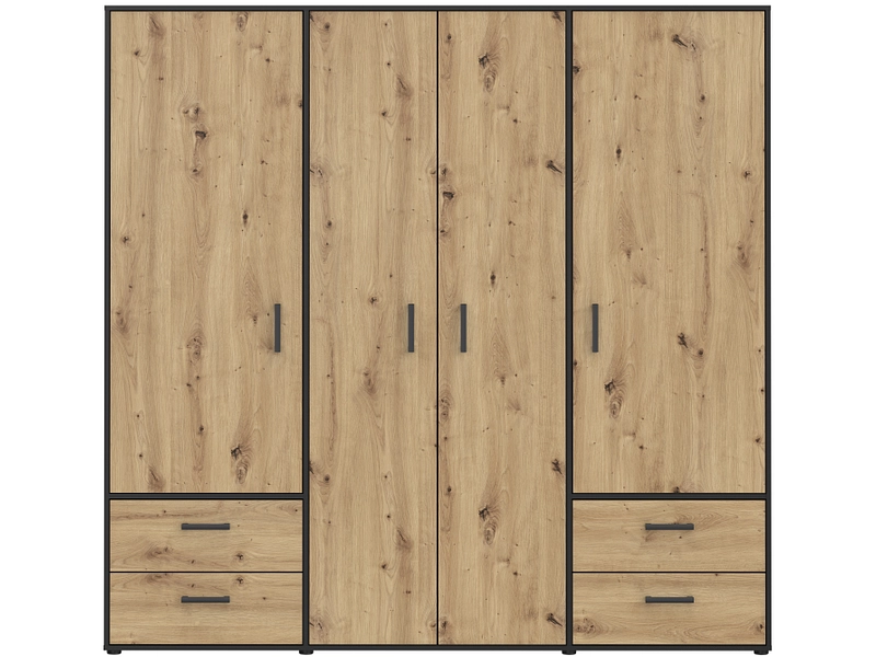 Armoire AARAU chêne artisan