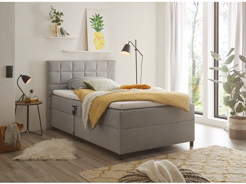 Boxspring électrique MARIBORSKO gris