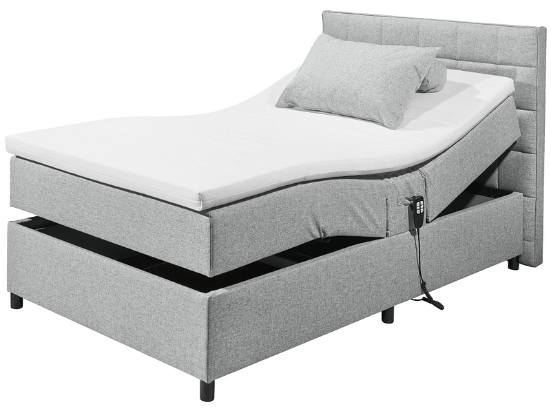 Boxspring électrique MARIBORSKO gris