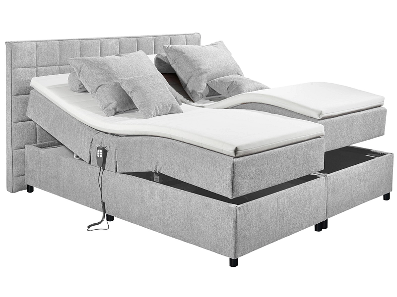 Boxspring électrique MARIBORSKO gris