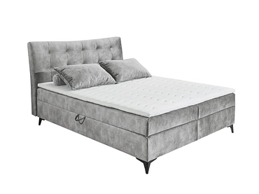 Boxspringbett MELROSE grau