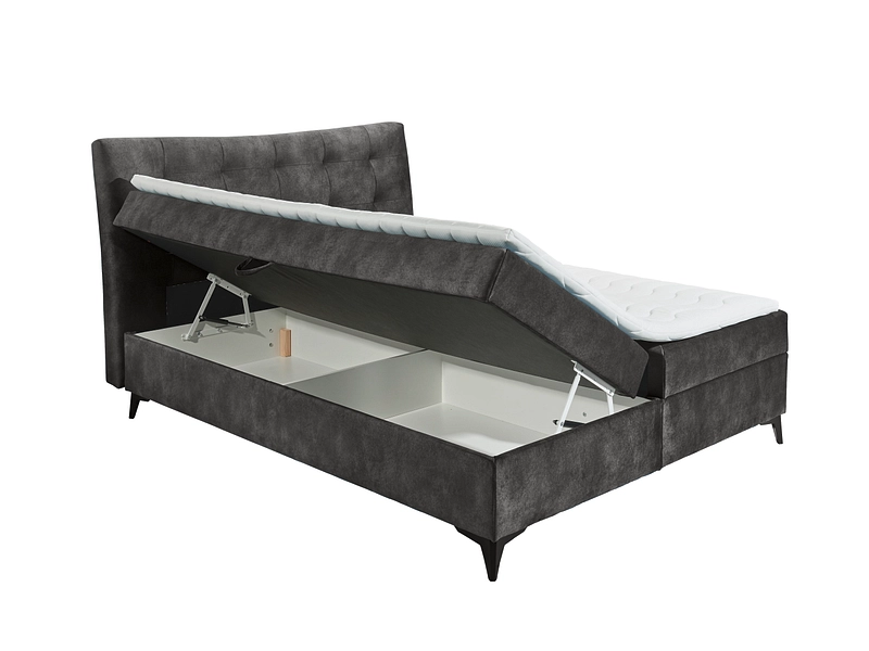 Boxspringbett MELROSE kaffeefarben
