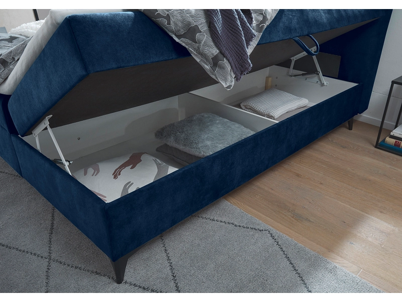 Boxspringbett MELROSE nachtblau