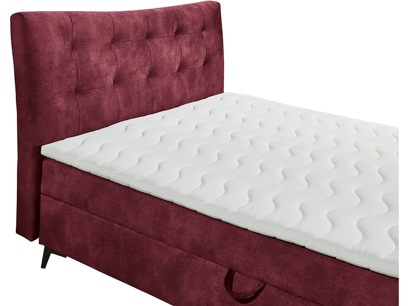 Boxspringbett MELROSE bordeau
