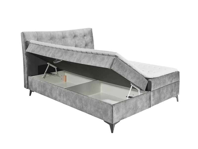 Boxspringbett MELROSE grau