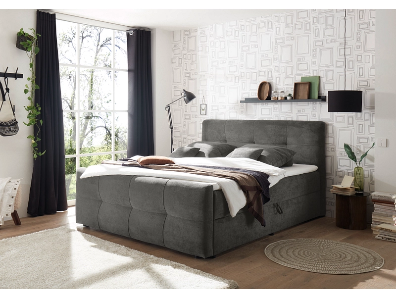 Boxspring OTTAWA marrone
