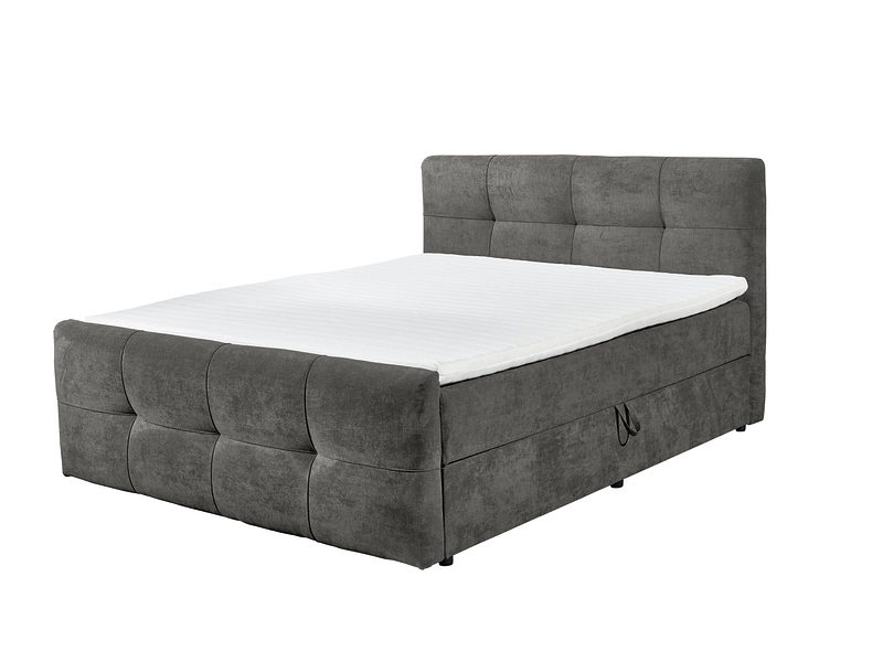 Boxspring OTTAWA marrone