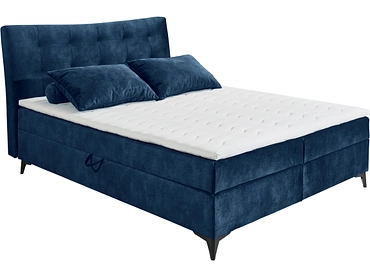 Boxspringbett MELROSE nachtblau