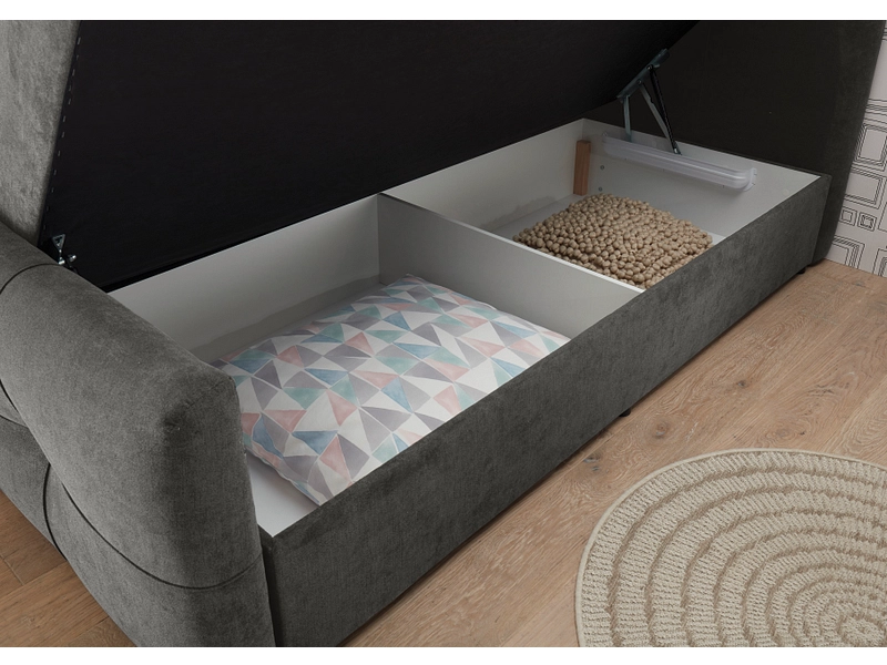 Boxspring OTTAWA marrone