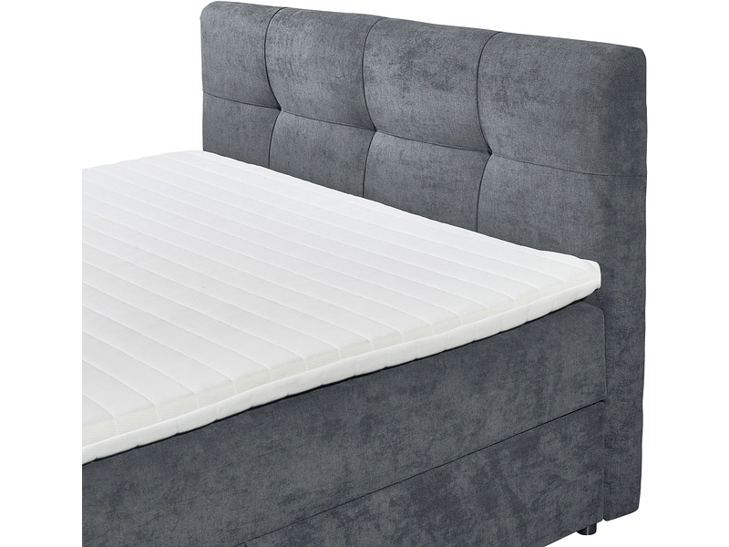 Boxspringbett OTTAWA anthrazit