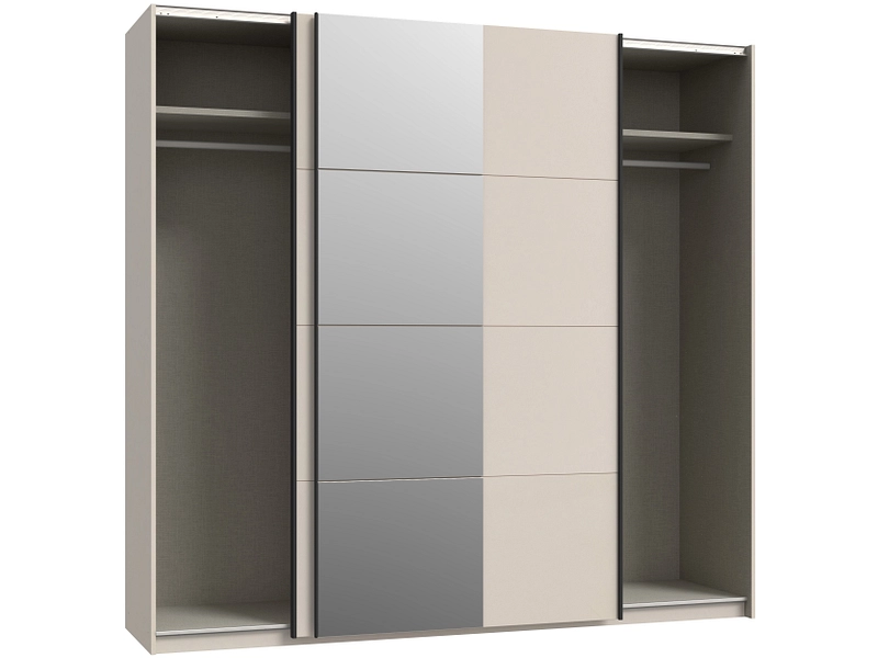 Armoire portes coulissantes AMARA sable