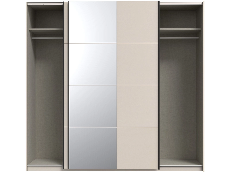 Armoire portes coulissantes AMARA sable