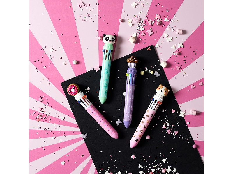 Stylo 10 couleurs THE CONCEPT FACTORY KAWAII