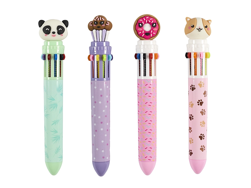Stylo 10 couleurs THE CONCEPT FACTORY KAWAII