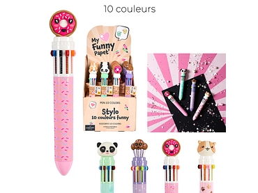 Penna a 10 colori THE CONCEPT FACTORY KAWAII Penna a 10 colori THE CONCEPT FACTORY KAWAII