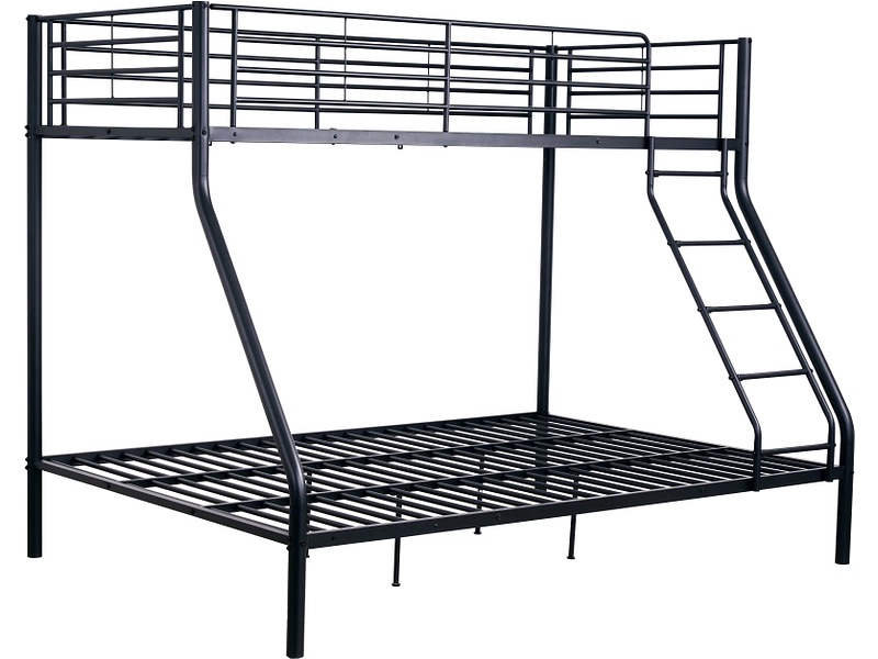 Letto a castello HENRY 140x200cm nero