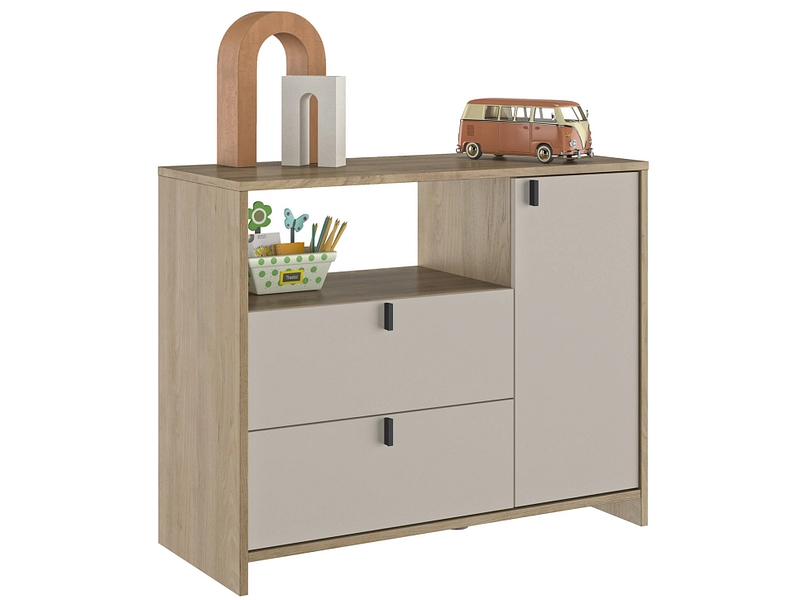 Kommode RITMO 1 Tür 2 Schubladen Kommode RITMO 1 Tür 2 Schubladen