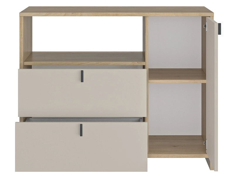 Kommode RITMO 1 Tür 2 Schubladen