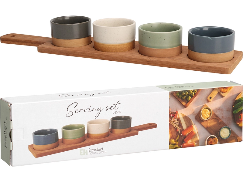 Set apéritif THAIS Céramique multicolore