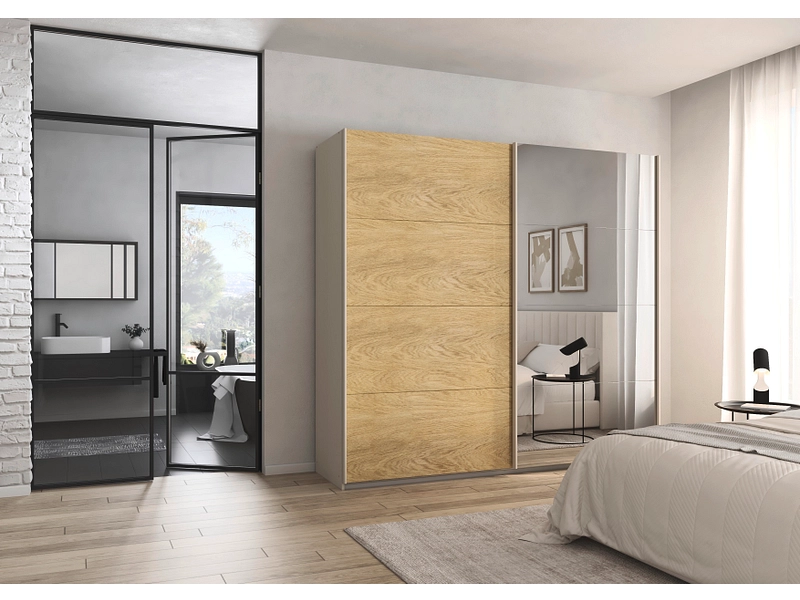 Armadio ante scorrevoli MATTERHORN quercia artisan