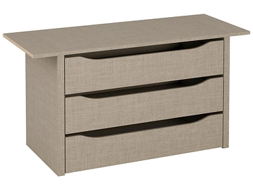 HILLUR Block mit 3 Schubladen MATTERHORN