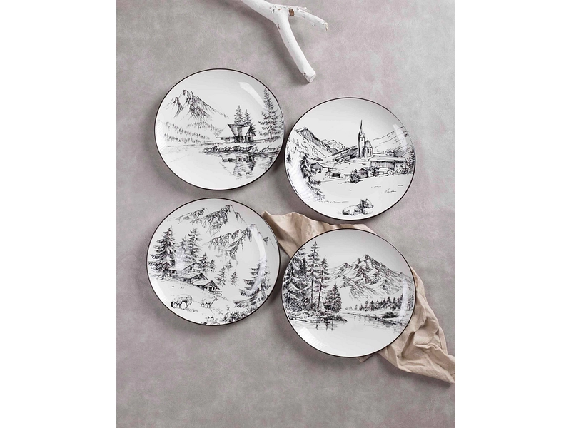 Geschirrset MOUNTAIN 2 Porzellan