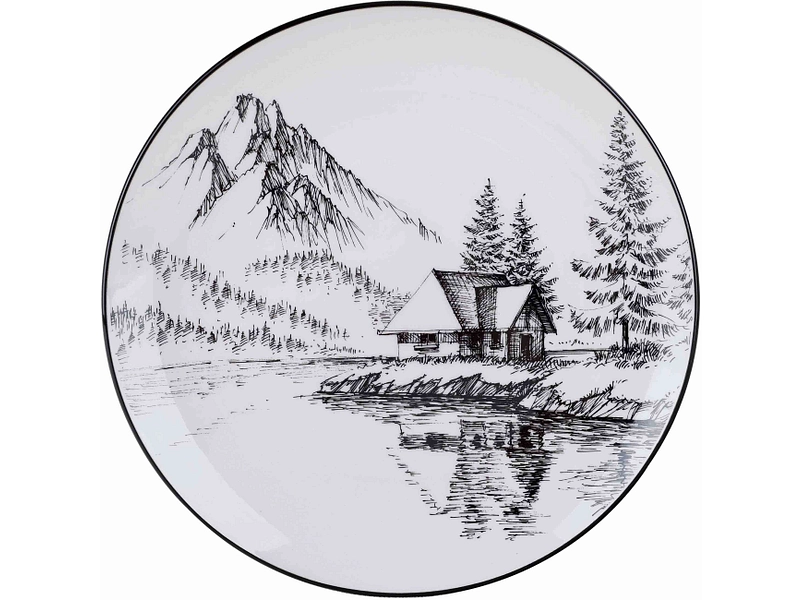 Geschirrset MOUNTAIN 2 Porzellan