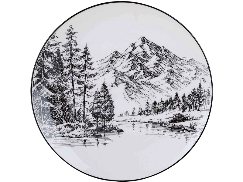 Geschirrset MOUNTAIN 2 Porzellan