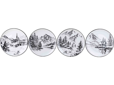 Geschirrset MOUNTAIN 2 Porzellan