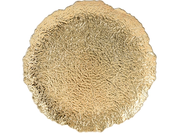 Teller Polypropylen goldfarben