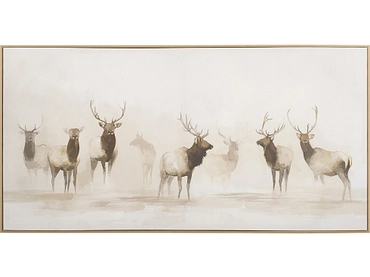 Tela stampata e dipinta a mano HERT 1 pezzo multicolore