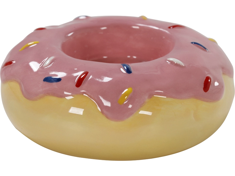 Photophore DONUT 10 cm x 5 cm Dolomite rose