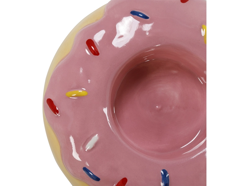 Photophore DONUT 10 cm x 5 cm Dolomite rose