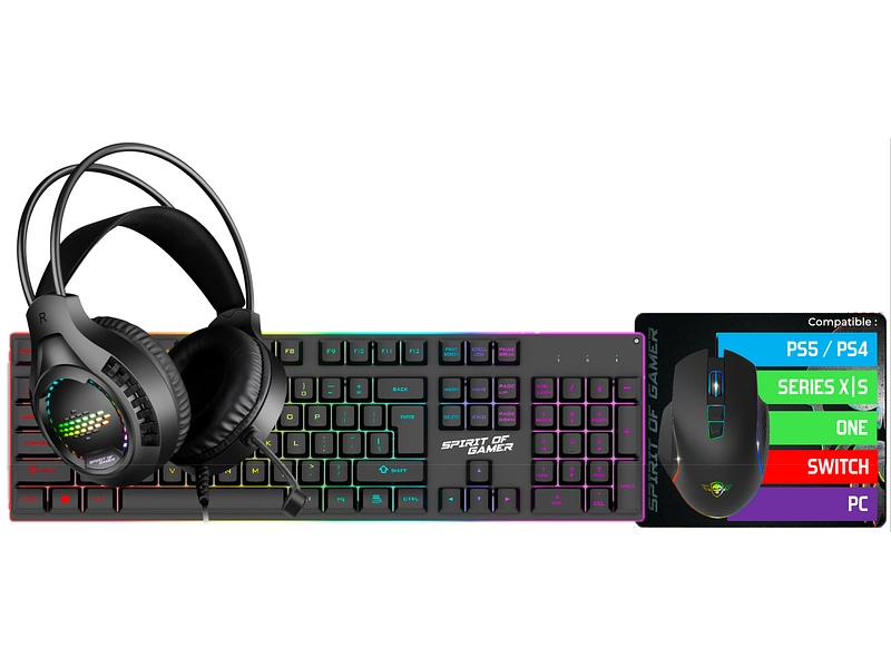SPIRIT OF GAMER Tastatur und Maus-Set