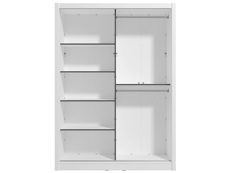 Armoire portes coulissantes NANAIMO blanc