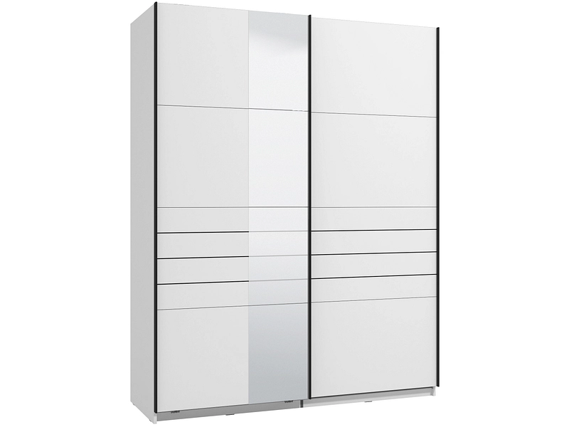 Armoire portes coulissantes JASPER blanc Armoire portes coulissantes JASPER blanc
