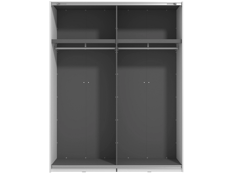 Armoire portes coulissantes JASPER blanc