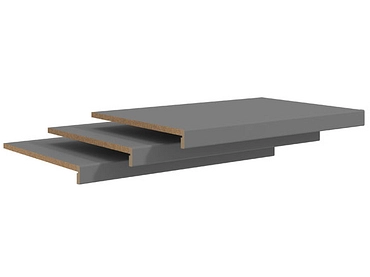 HILLUR Set 3 étagères JASPER