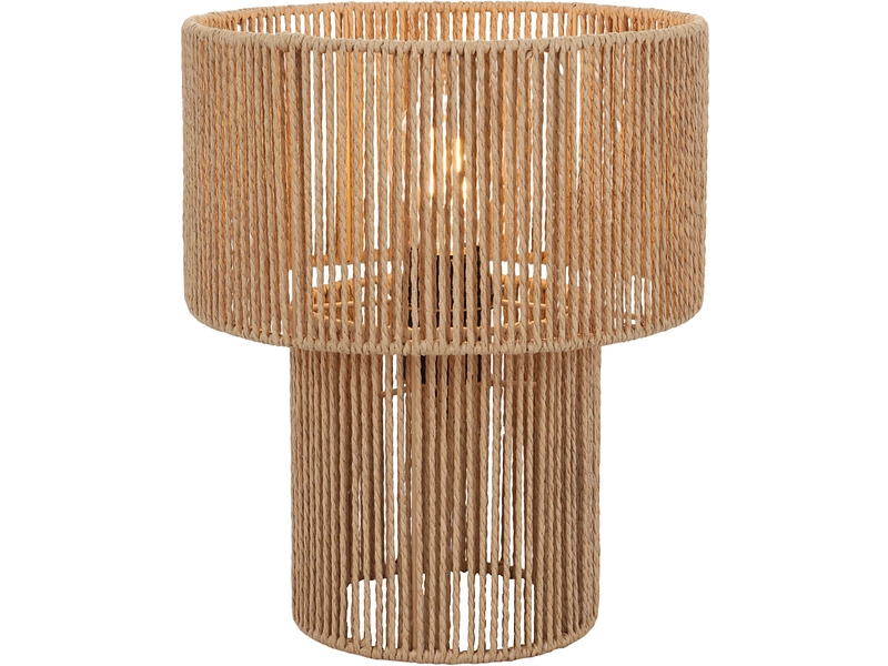 Tischlampe FLAVIO 30cm 25W hellbraun