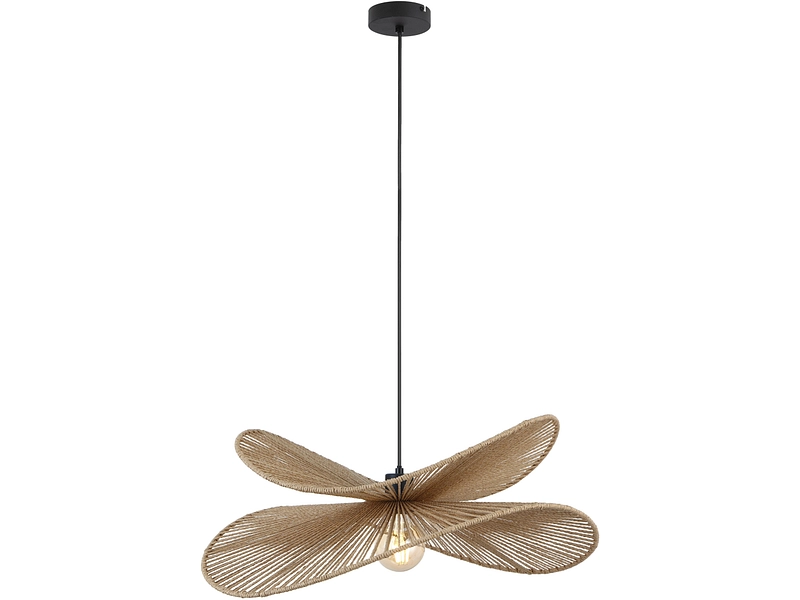 Hängelampe AMAR 60x120cm 25W hellbraun