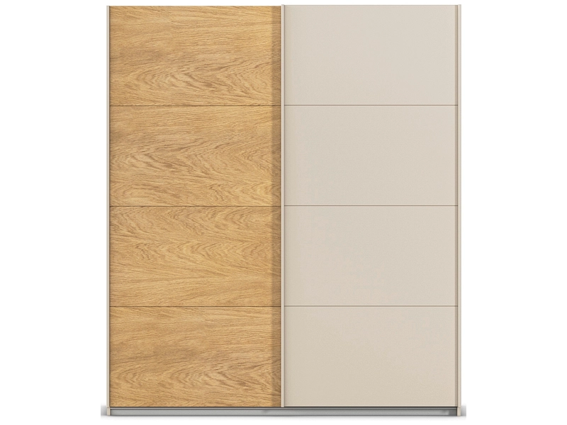 Armoire portes coulissantes MATTERHORN chêne artisan